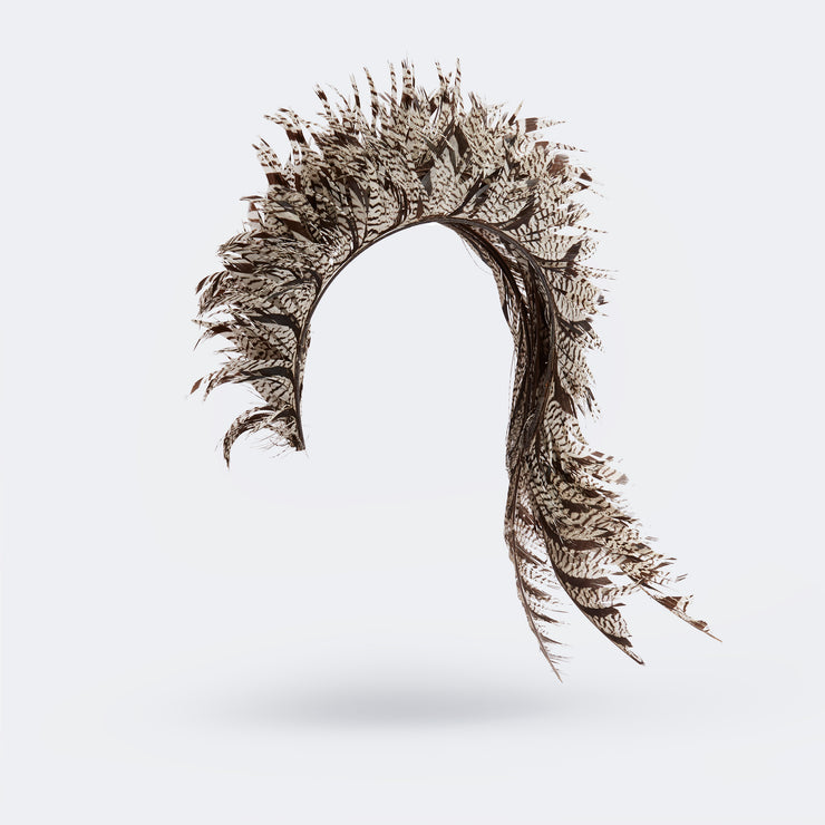 Lorie Feather Headdress - Black Hire