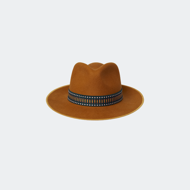 Golborne Trilby - Gold Gaudi Band