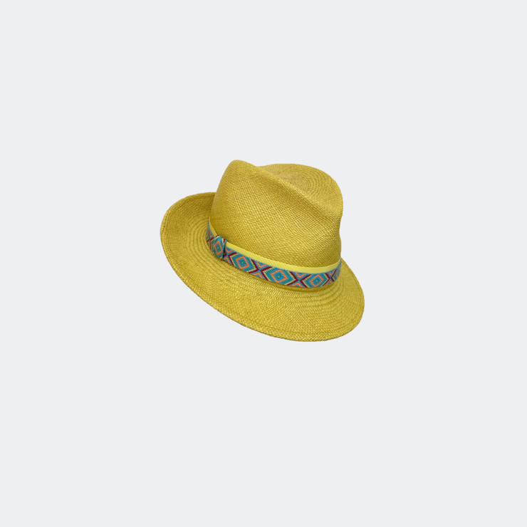 *Special Edition* Jackson Panama Trilby - Chartreuse