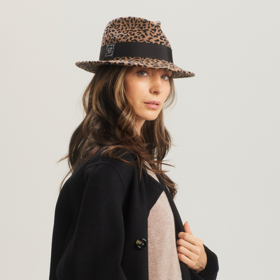 Jackson Trilby - Leopard Cosmic Crest