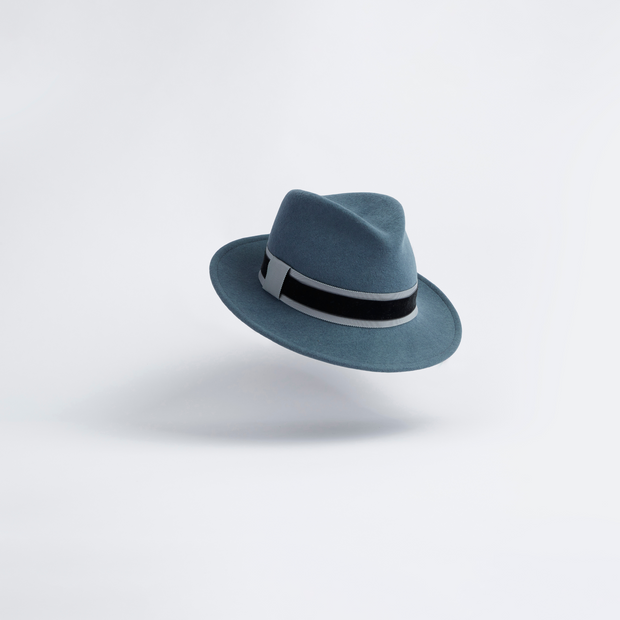 Jackson Trilby - Petrol Blue Cosmic Crest