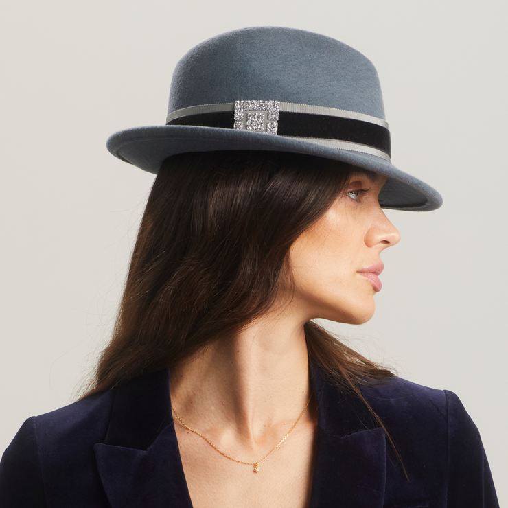 Jackson Trilby - Petrol Blue Cosmic Crest