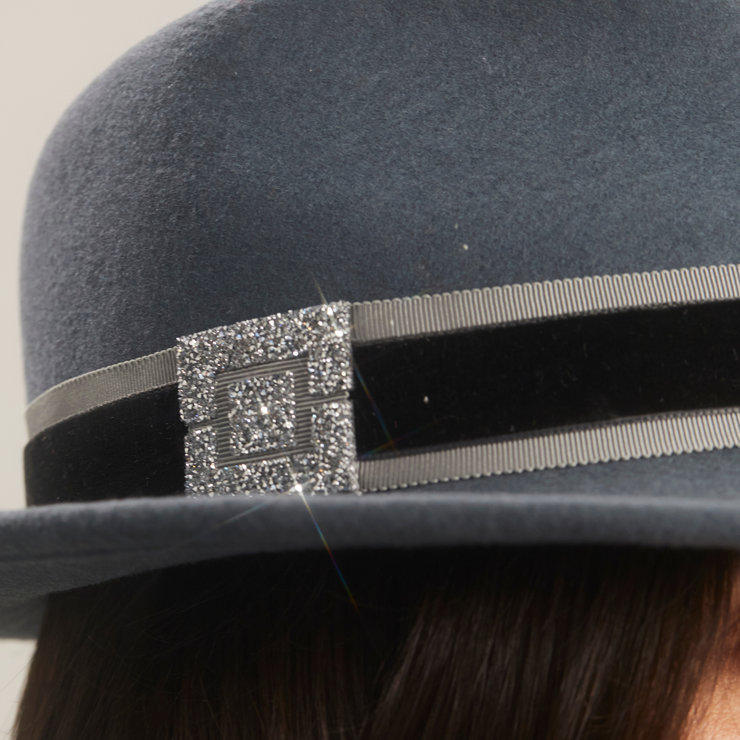 Jackson Trilby - Petrol Blue Cosmic Crest