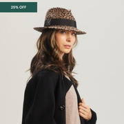 Jackson Trilby - Leopard Cosmic Crest