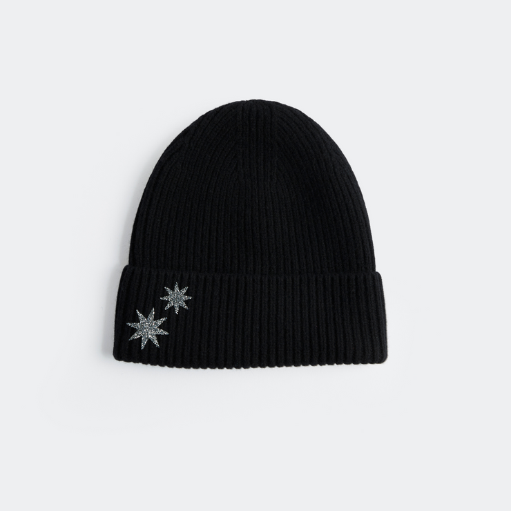 Star Beanie - Black