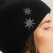 Star Beanie - Black