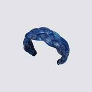 The Toquilla Hairband - Lapis Shimmer