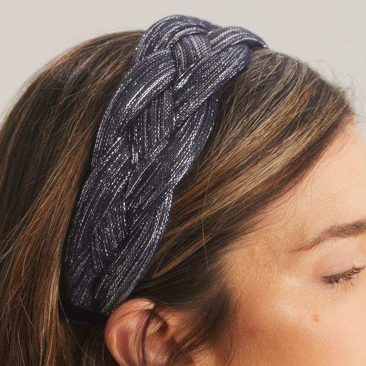 Toquilla Hairband - Midnight Shimmer