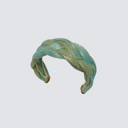 The Toquilla Hairband - Sea Green Shimmer