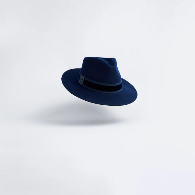 Golborne Trilby - Navy Cosmic Crest