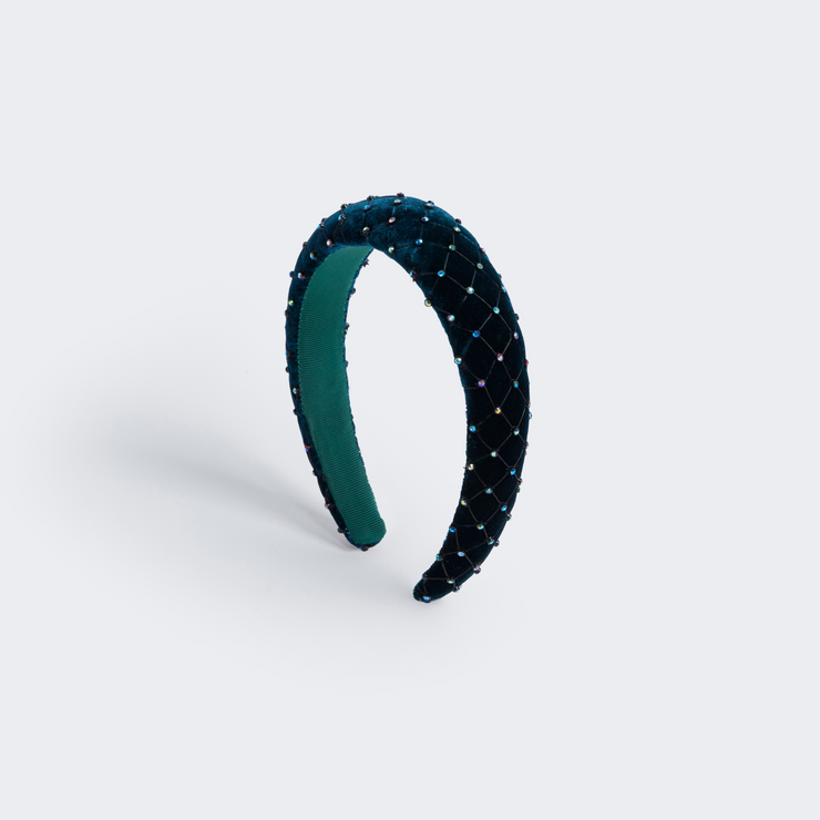 Elektra Hairband - Teal Sparkle