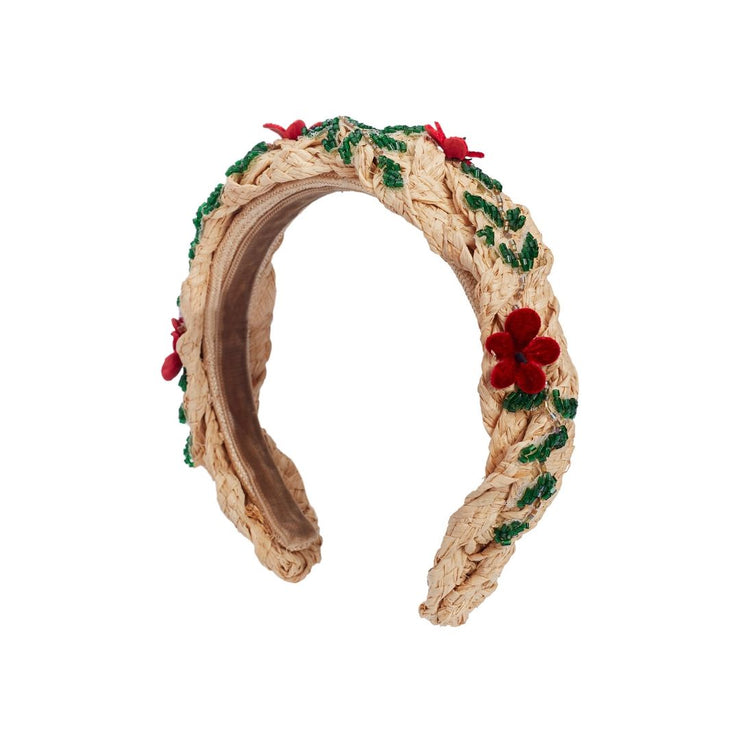 The Wild Flower Raffia Hairband