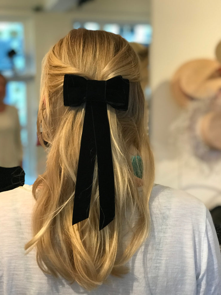 Blondie Tail Bow - Navy