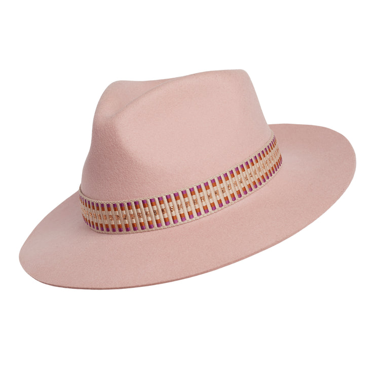 Golborne Trilby - Blush Gaudi Band