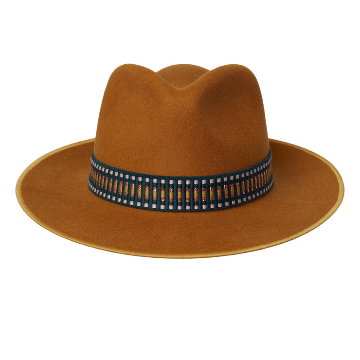 Golborne Trilby - Gold Gaudi Band