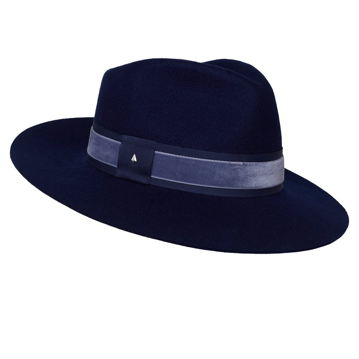 Golborne Trilby - Navy Classic Band