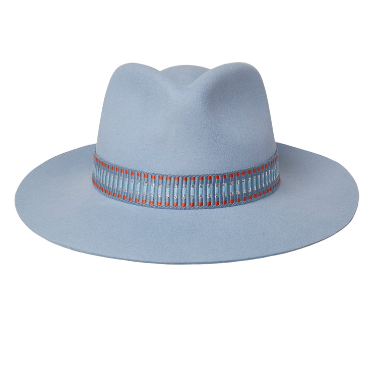 Golborne Trilby - Powder Blue Gaudi Band