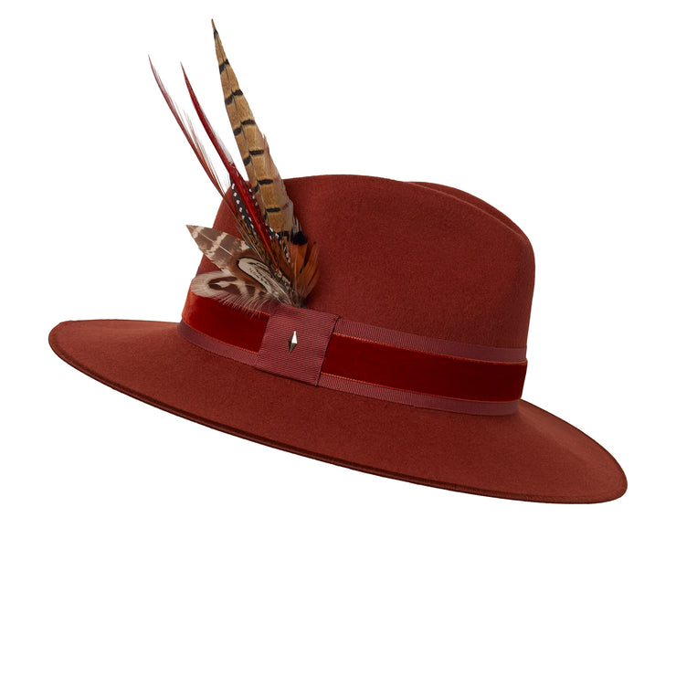 Golborne Trilby - Rust Classic Band