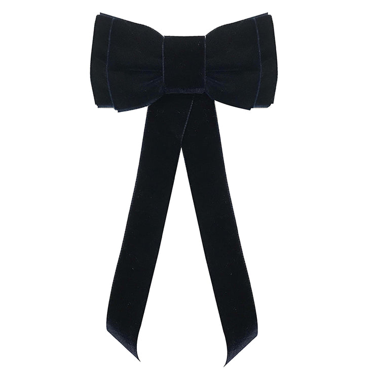 Blondie Tail Bow - Navy