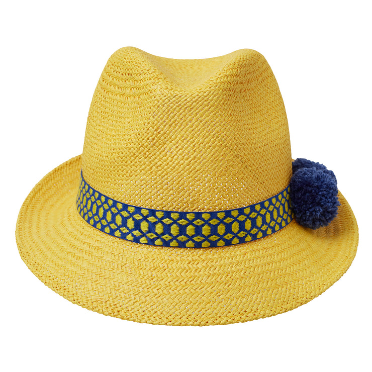 Toquilla Blaze Panama  - Yellow/blue